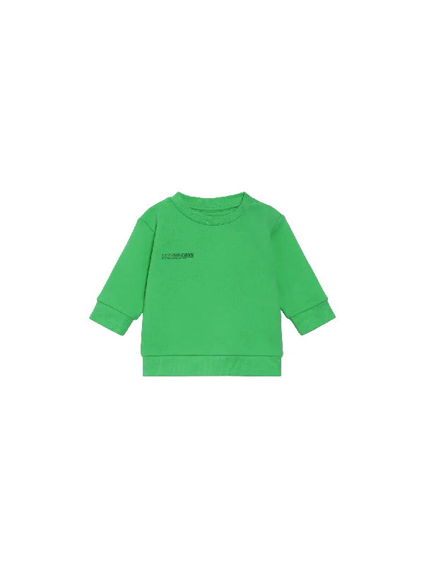 Baby 365 Sweatshirt—jade green