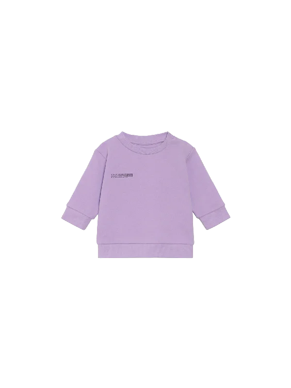 Baby 365 Sweatshirt—orchid purple