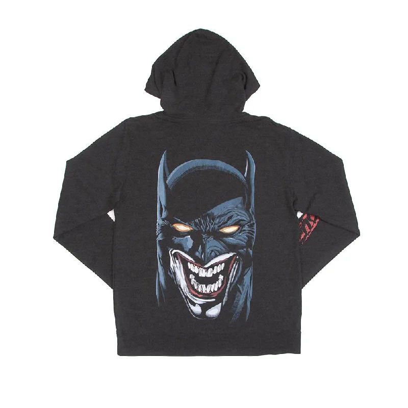 Batman & Joker Joke's On You Charcoal Hoodie