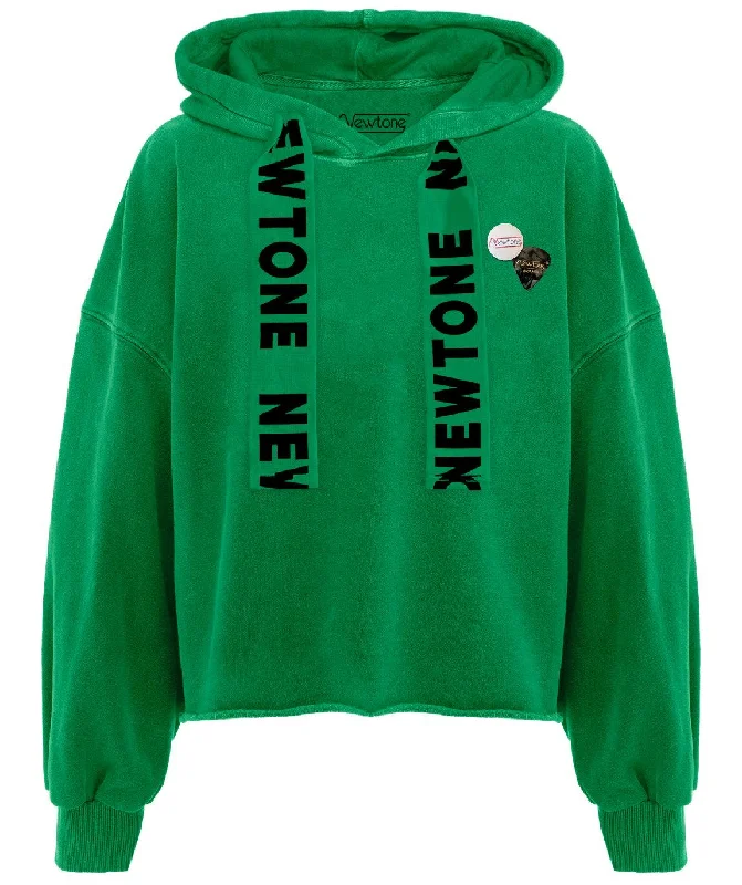 Hoodie crop bloomer grass ""BLEED""