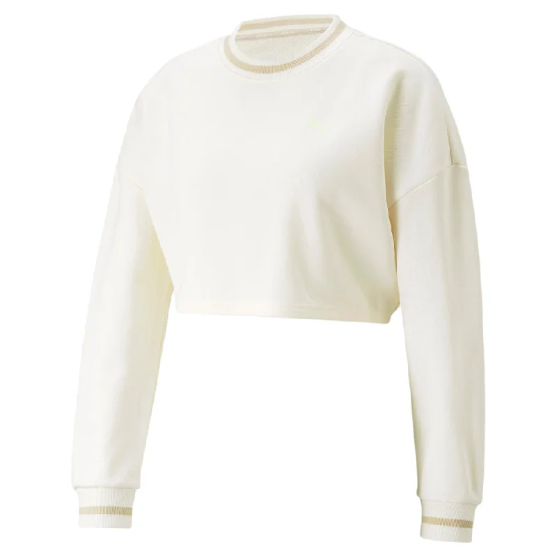 OA X Cropped Crew Neck Sweatshirt