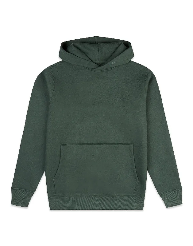 The Oversized Pullover Hoodie in Earth Green