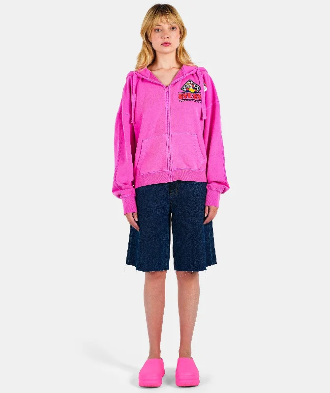 Veste wiper fuschia ""BYE BYE""