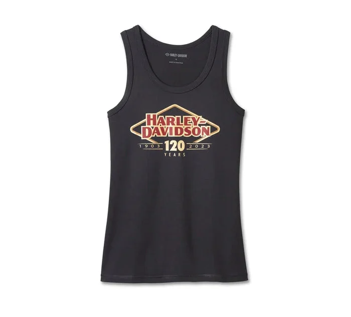 Women's 120th Anniversary Ultra Classic Tank - Black Beauty - 96723-23VW