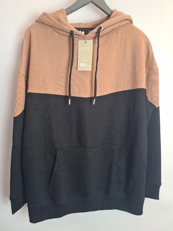 Womens Brown/Black Hoodie Size 20 **** V367